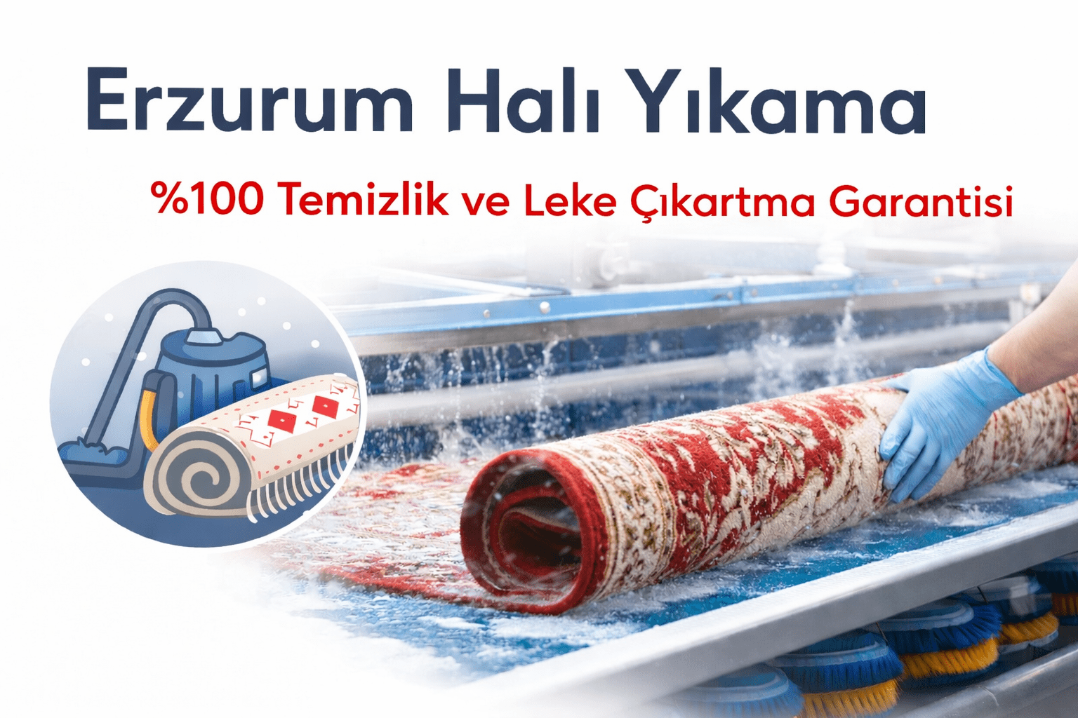 Erzurum halı yıkama %100 temizlik ve leke çıkarma garantisi