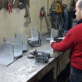 Seyyar Borvek kontrol paneli üretim aşaması