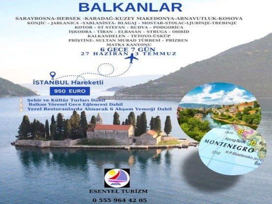 6 GECE 7 GÜN BALKAN TURU