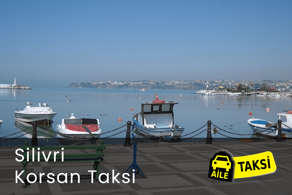 Korsan taksi hizmeti verilen İstanbul’un Silivri ilçesinin sahilden çekilmiş fotoğrafı