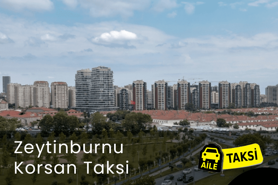 Korsan taksi hizmeti verilen İstanbul’un Zeytinburnu ilçesinin uzaktan çekilmiş fotoğrafı