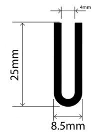 4Mm-Nbr-Epdm-Fitil-U
