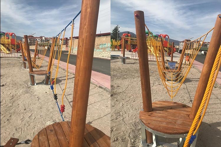 Nigde Bor Belediyesi Agac Evli Alcak ip Parkuru 5