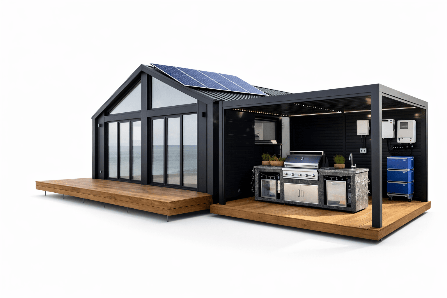 Dream Black Pearl 7800 ganz autark Beach