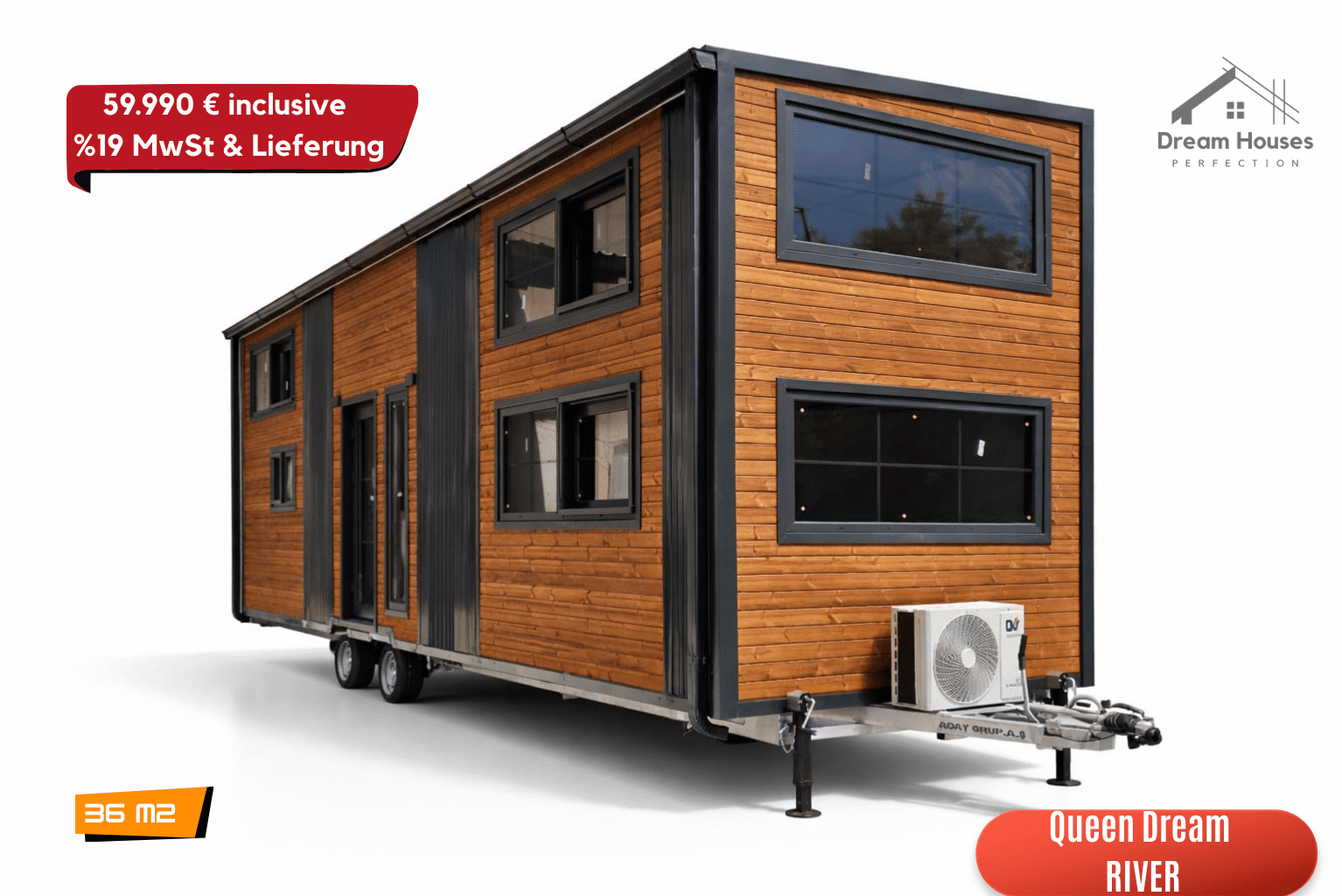 Queen Dream River Premium Tiny House