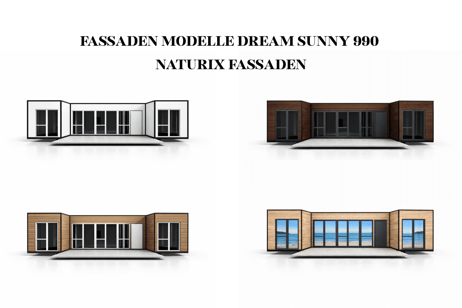 Fassaden Modelle Dream Sunny 990 Naturix Fassaden