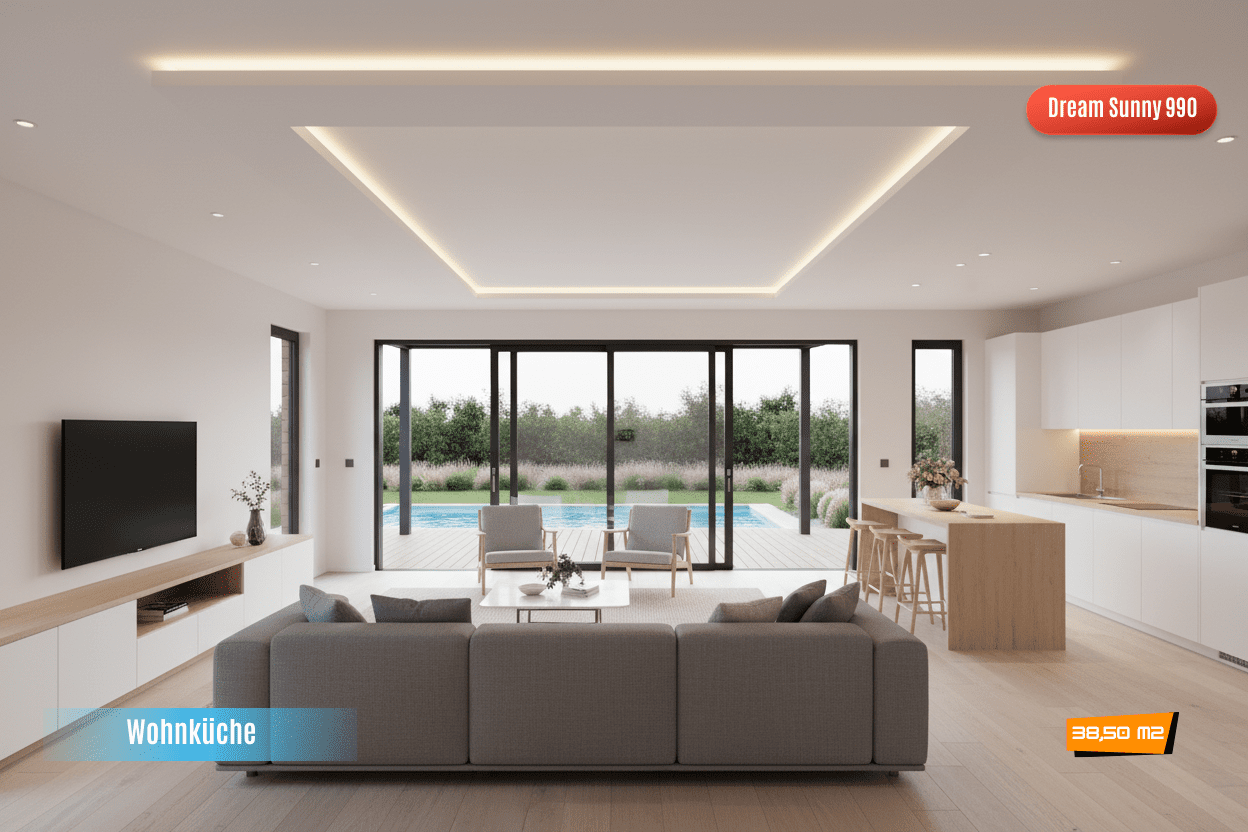 Dream Sunny 990 (99 m2) Modulhaus.