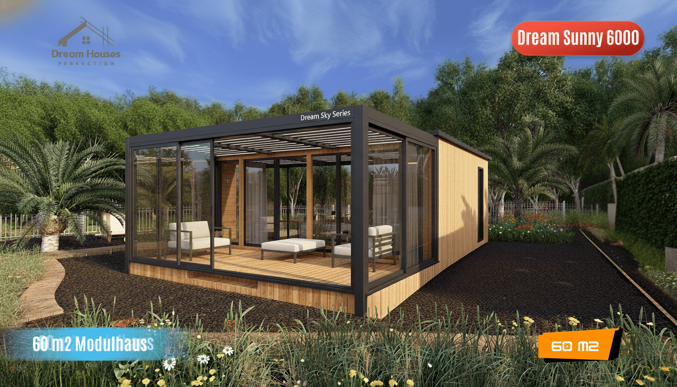 Dream Sunny 6000 – Modernes, energieeffizientes Modulhaus