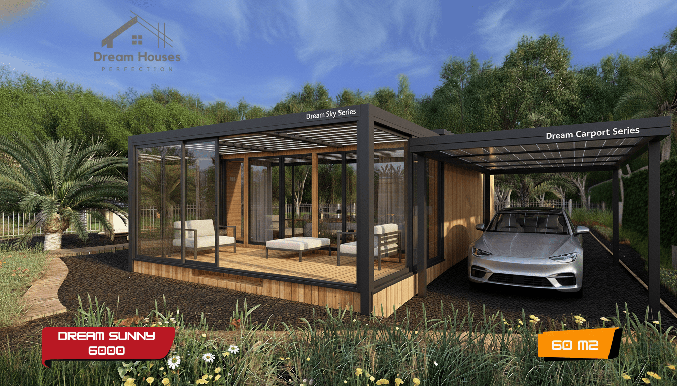 Dream Sunny 6000 – Modernes, energieeffizientes Modulhaus