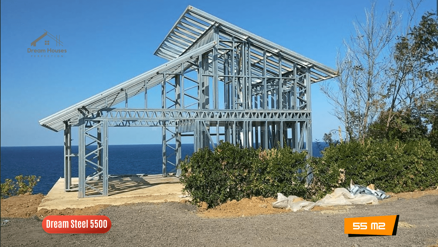 Dream Steel 5500 Stahlhaus (55 m2)