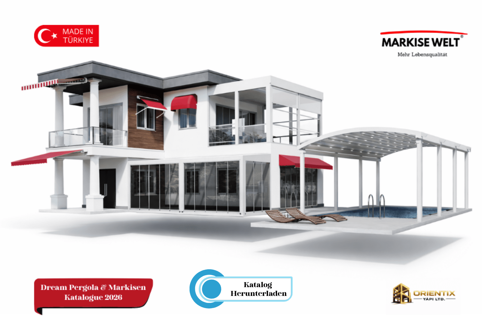 Katalog von Dream Pergola Systemen herunterladen