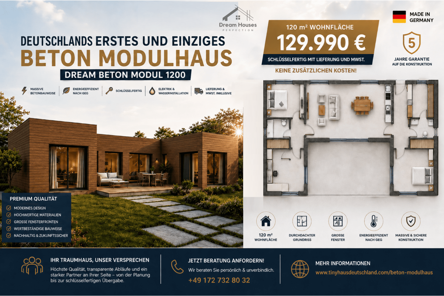 Dream Betonmodul 1200