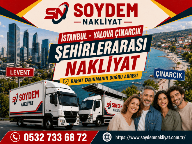 İstanbul Çınarcık Nakliyat | Asansörlü ve Sigortalı Evden Eve Taşıma