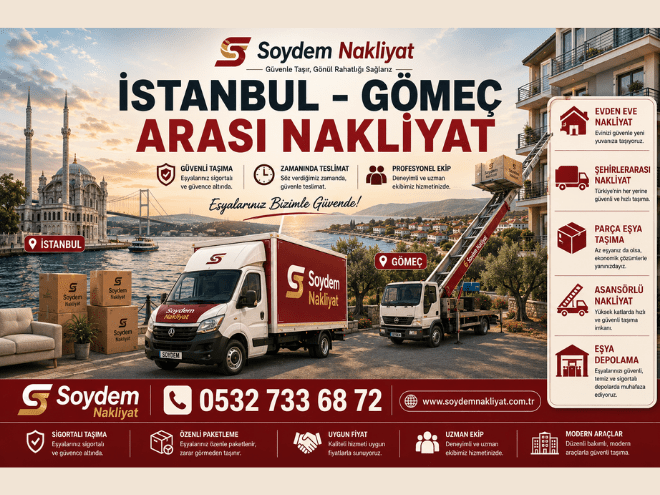 İstanbul Gömeç Nakliyat | Evden Eve Nakliyat, Parça Eşya ve Yazlık Taşıma