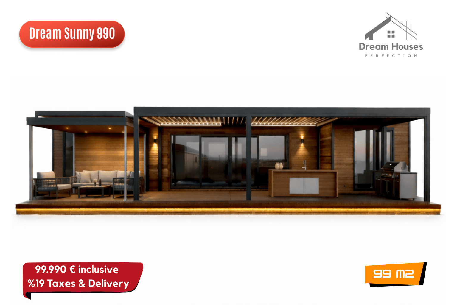 Steel Construction Houses | Custom Steel Homes from 999 €/m²