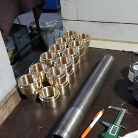 Seyyar Borvek besleme vidası vida somun üretim aşaması