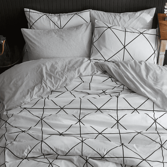 G&E Geometrik Nevresim Takımı Tek Kişilik (ÇARŞAFSIZ)