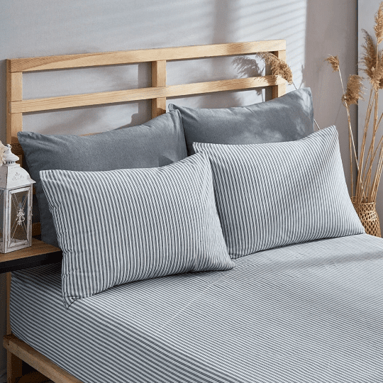 G&E Gems Lastikli Çarşaf seti Yastık Kılıflı Pamuklu Battal