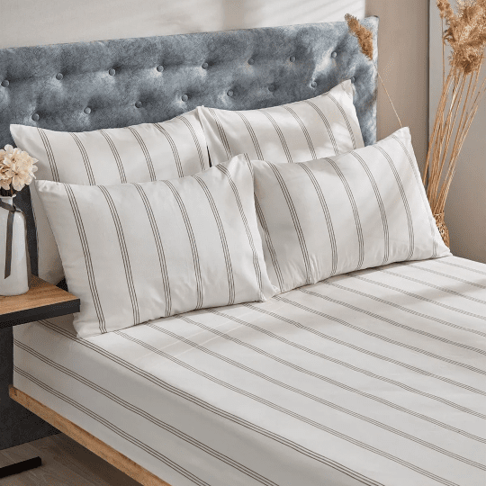 G&E Narin Lastikli Çarşaf seti Yastık Kılıflı Pamuklu Çift Kişilik