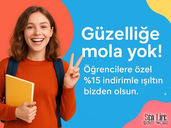 Ankara Güzellik Salonu | Öğrencilere Özel %15 İndirim | Sea Life Beauty World