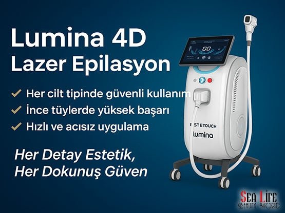 Ankara Fda Onaylı 4 Dalga Boylu Lazer Epilasyon Cihazı Lumina 4D