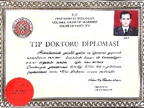 Tıp Doktoru Diploması