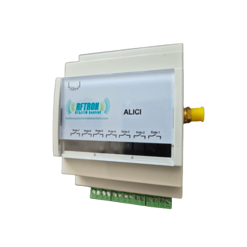 Sınırsız Mesafeden Tek SMS ile 7 çıkışlı GSM kontrol cihazı.