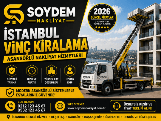 İstanbul Vinç Kiralama Fiyatları | Eşyalarınızı Uygun Fiyata Taşıyın