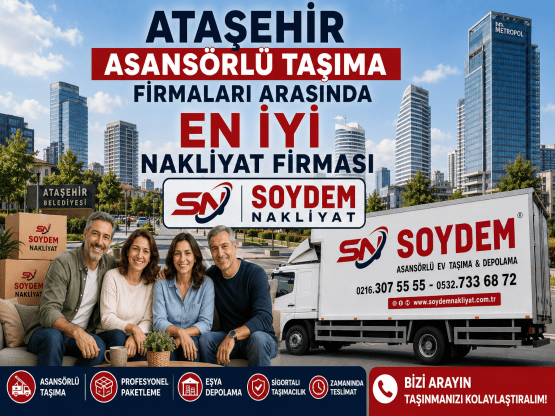 Ataşehir Asansörlü Taşıma Firmaları | 0532 733 68 72