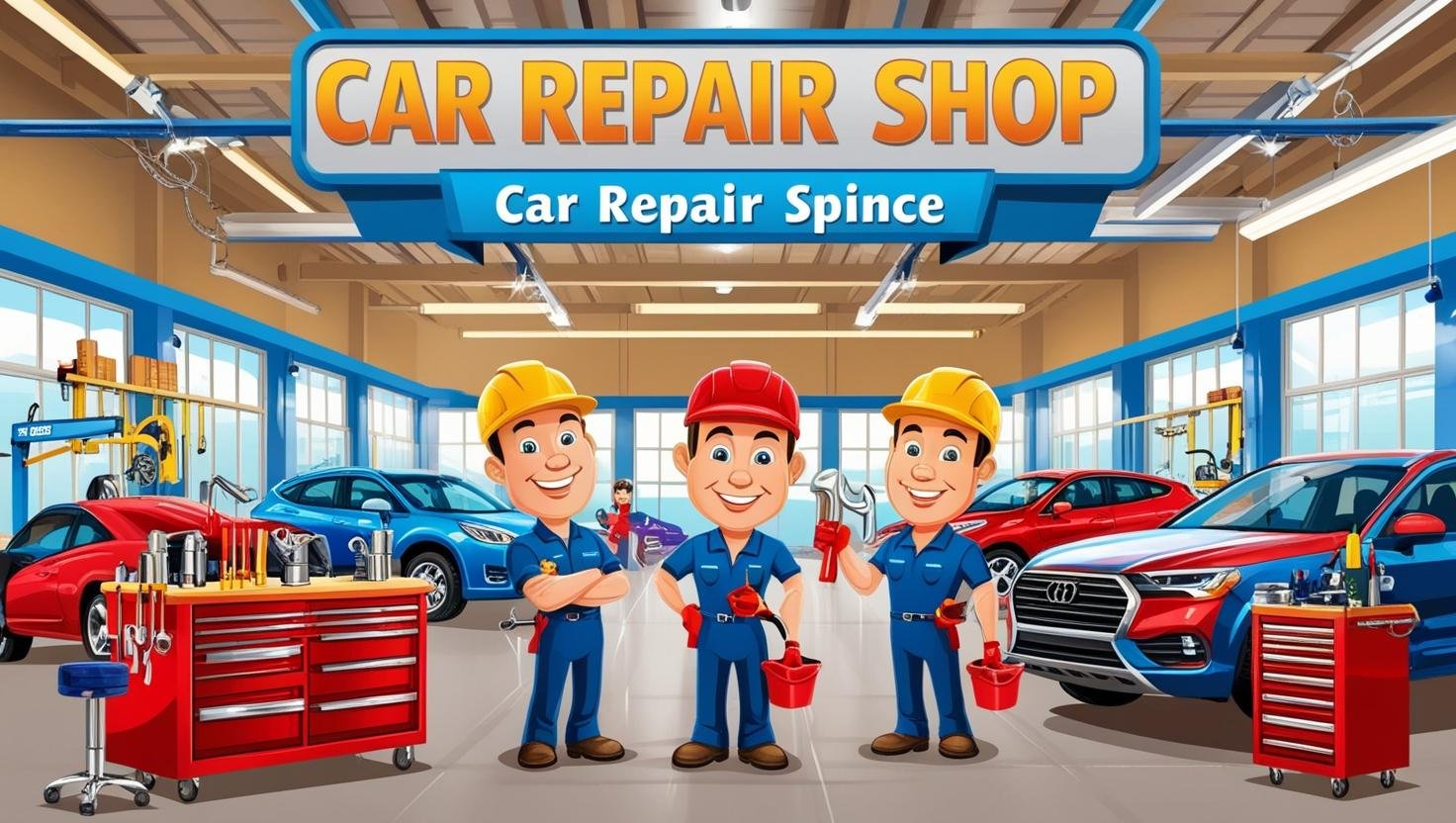 Oto Tamircisi adıyla Oto Tamirhanesi görseli oluştu