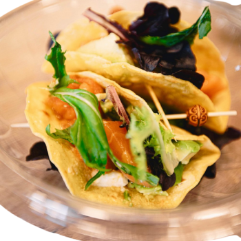 Tacos de Salmón y Philadelphia: Sabor y Suavidad