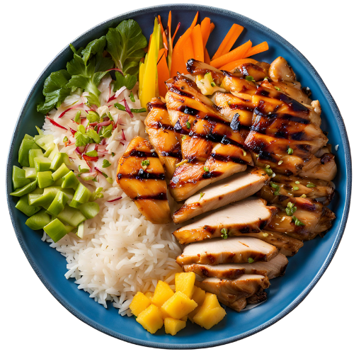 Hawaiian Chicken Deli: Sabor Tropical en un Bowl
