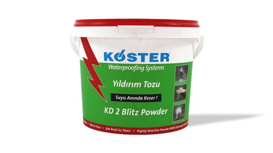 Köster Yıldırım Tozu Şok Prizli Su Tıkaç Harcı