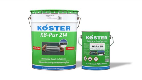 Köster KB-Pur 214 Poliüretan Esaslı, Tek Bileşenli Su Yalıtımı