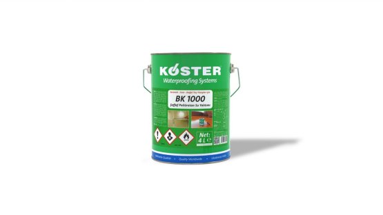 Köster BK 1000 Seramik Kaplı Balkonlar için Su Yalıtımı