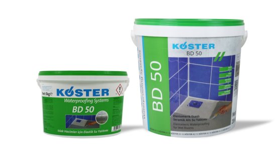 Köster BD 50 Islak Hacimler için Elastomerik Su Yalıtımı