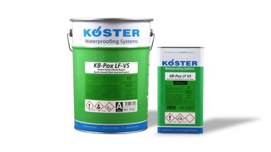 Köster KB-Pox LF-VS Epoksi Esaslı Zemin ve Duvar Boyası