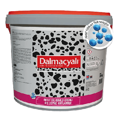 Filli Boya Dalmaçyalı Aktif Silikonlu Grenli Dış Cephe Kaplaması