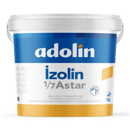 Adolin İzolin 1/7 Akrilik Şeffaf Astar