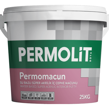 Permolit Permomacun Su Bazlı Süper Akrilik İç Cephe Macunu