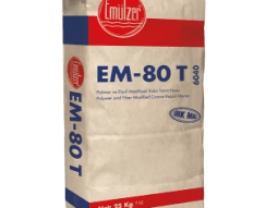 Emülzer EM 80 T - Polimer ve Elyaf Yapısal Kalın Tamir Harcı