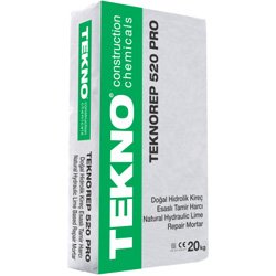 Teknorep 520 Pro Hidrolik Kireç Esaslı Tamir Harcı