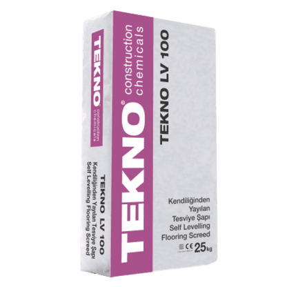 Tekno LV 100 Kendiliğinden Yayılan Hazır Zemin Kaplama Harcı