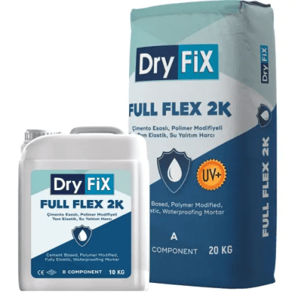 Dryfix FULL FLEX 2K UV Dayanımlı Su Yalıtım Harcı