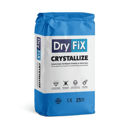 Dryfix Kristalize Su Yalıtım Malzemesi Crystallize