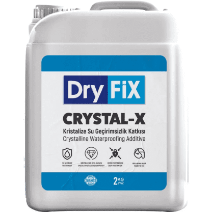 Dryfix Kristalize Beton Su Geçirimsizlik Katkısı CRYSTAL-X