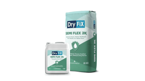 Dryfix Çift Komponentli Yarı Elastik Semi Flex