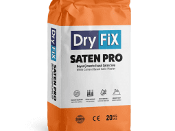 Dryfix SATEN PRO Beyaz Çimento Esaslı Saten Sıva