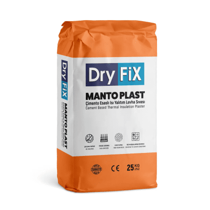 Dryfix MANTO PLAST Isı Yalıtım Levhası Sıvası