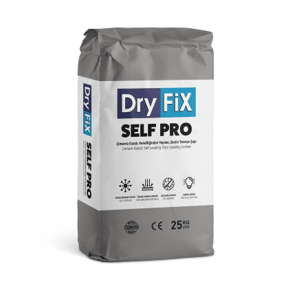 Dryfix SELF PRO Kendiliğinden Yayılan Zemin Tesviye Şapı